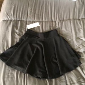 Black flares skirt XS